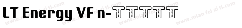 LT Energy VF n字体转换